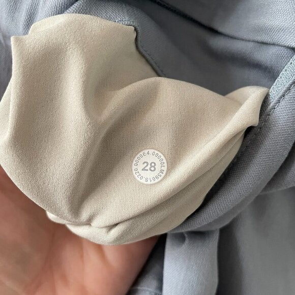 Lululemon Shadow Lite Pant Oxford Mid Rise Casual Chino Pants Gray 28 - Picture 8 of 9